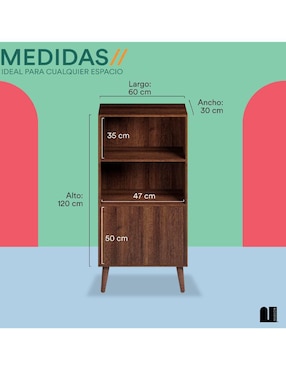 Librero Lugo Mubson de MDF