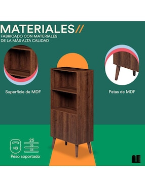 Librero Lugo Mubson de MDF