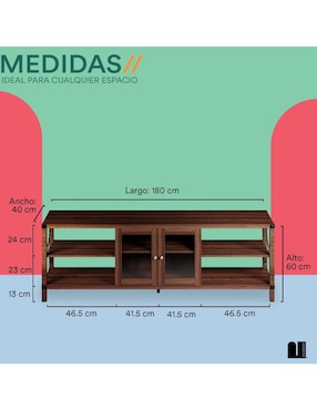 Mueble de tv Bari Mubson de MDF