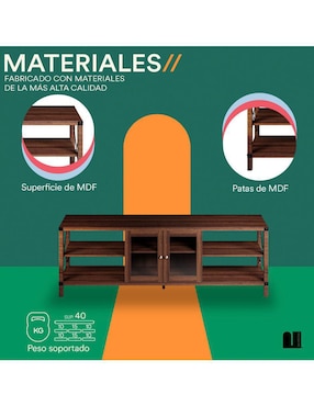 Mueble de tv Bari Mubson de MDF