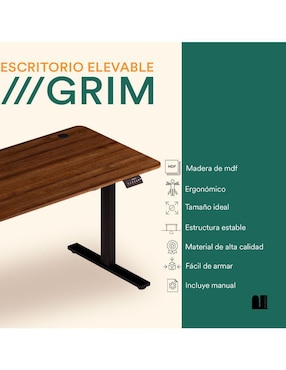 Escritorio Grim Mubson de MDF