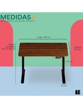 Escritorio Grim Mubson de MDF