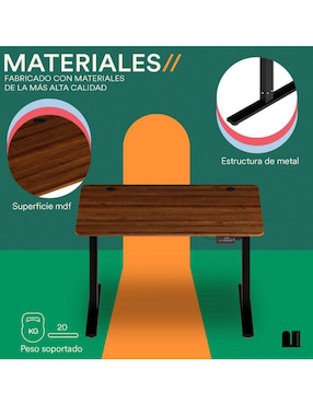 Escritorio Grim Mubson de MDF