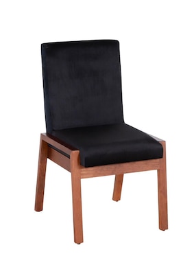 Silla Kansas Moblum de madera y tela