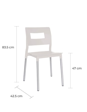Silla Offiho de plástico