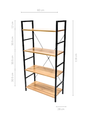 Librero Minimalista Top Living de metal