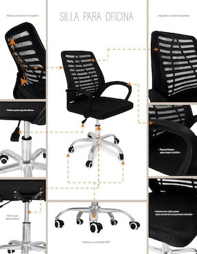 Silla escritorio Idea Nuova