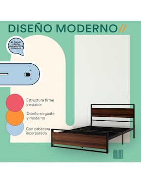 Cama Mubson de acero