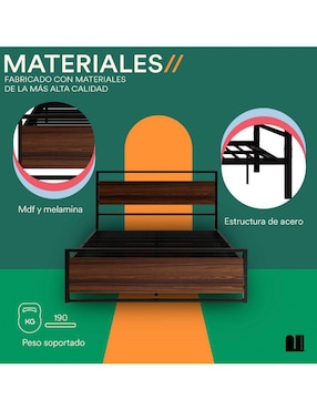 Cama Mubson de acero