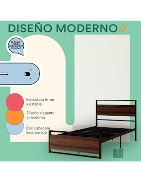 Cama Mubson de acero
