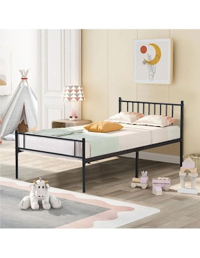 Base para cama armable Kessie Home Make de metal individual