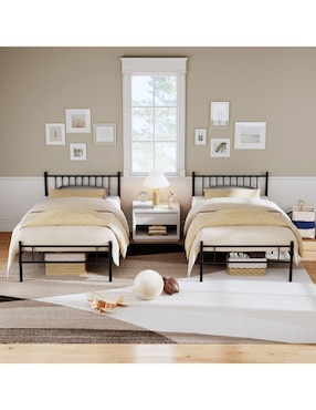 Base para cama armable Kessie Home Make de metal individual