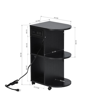 Mesa lateral armable holi Home Make de MDF