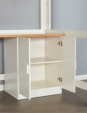 Litera y estudio Liam Haus Kids de MDF Individual
