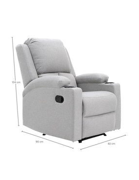 Reclinable Vanlig de madera