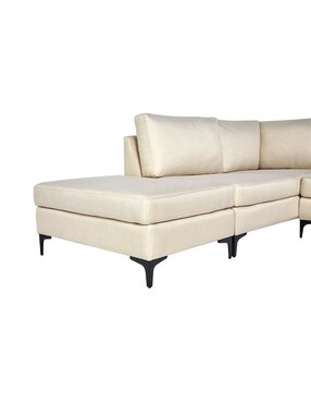 Chaise lounge izquierdo Kama Kessa de poliéster