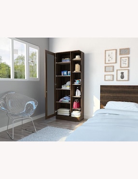 Armario Excelsior Woman Closet Woman Chocolate de melamina