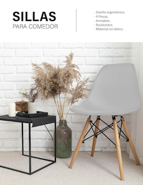Silla 4 piezas Idea Nuova