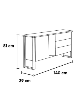 Bufetero Arabia Kessa de madera