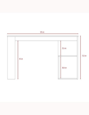 Escritorio Astana Excelsior de melamina