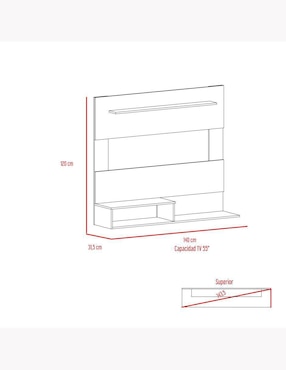 Mueble de tv Beijing Excelsior de melamina