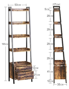 Librero Fabato de madera