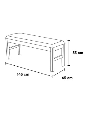 Antecomedor Nostan Kessa para 6 personas