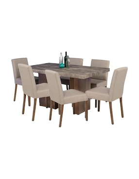 Antecomedor Nostan Kessa para 6 personas