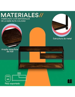 Mueble de tv Triple Repisa Mubson de MDF