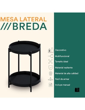 Mesa lateral Superficie Desmontable Mubson