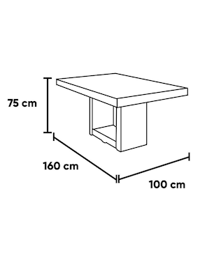 Antecomedor Gema Kessa para 6 personas