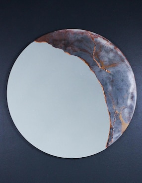 Espejo circular Vaniglam estilo contempo minimalista