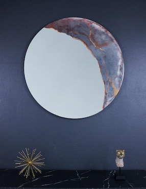 Espejo circular Vaniglam estilo contempo minimalista