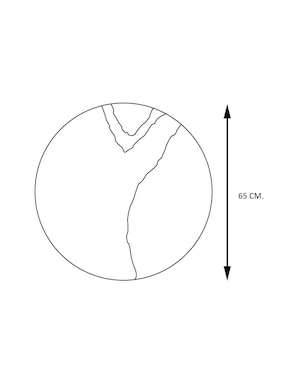 Espejo circular Vaniglam