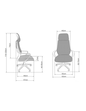 Silla escritorio Saure Kano