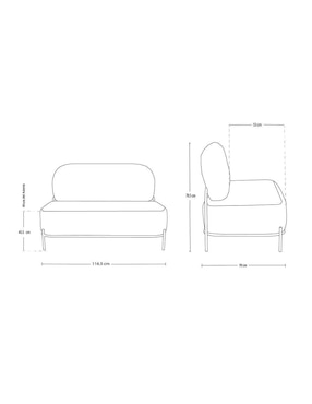 Love seat Brum Chicago