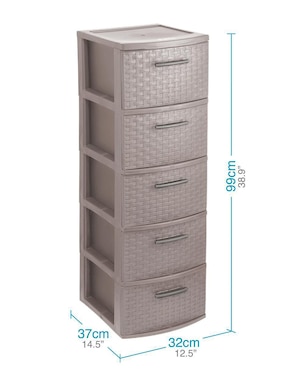 Cajonera Infinity Tipo Ratan Mq