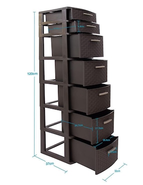 Cajonera Infinity Tipo Ratan Mq