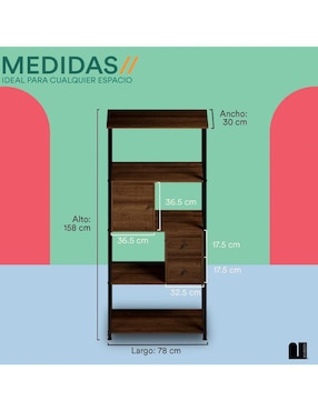 Librero Mubson de MDF