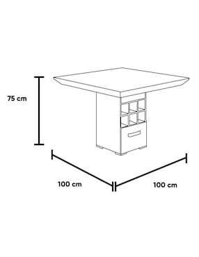 Antecomedor Kessa para 4 personas