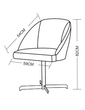 Silla escritorio Dufel Kano