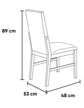 Antecomedor Yamilet Kessa para 6 personas