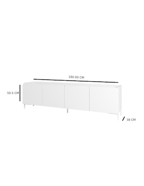 Mueble de tv Brv Midtown Concept de MDF
