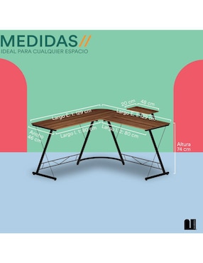 Escritorio Mubson de MDF