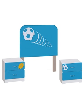 Set Recámara Kessa Sport de MDF