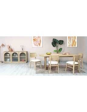 Silla Catania Woodnet de madera acacia