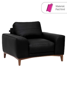Sillón Boal Alina estilo contemporáneo de piel y vinil