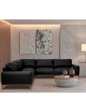 Sala modular Boal Alina de piel y vinil