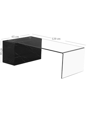 Mesa de centro Simonele Foshan de Marmol