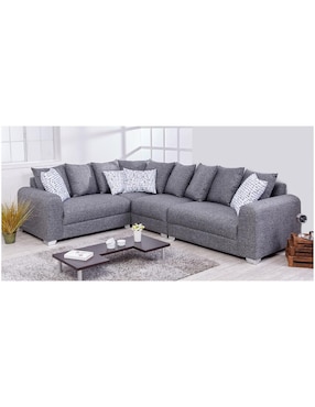 Sala modular Blue Aztec Furniture de tela